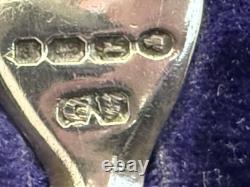 George Unite Silver Fork and Spoon Set In Original Box