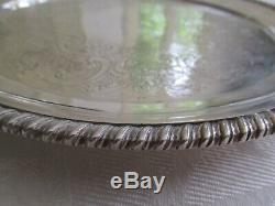 Georgian Sterling Silver Salver or Small Tray London 1815