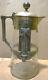 German art deco wmf jug jar ewer silver plate medieval templar glass wine