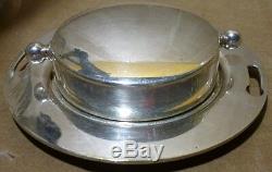 German art deco wmf jug jar ewer silver plate medieval templar glass wine