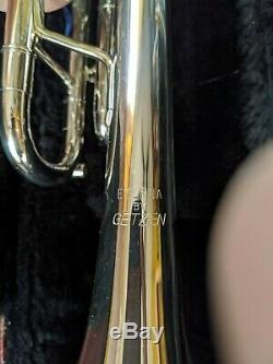 Getzen 900S Eterna Professional Bb Trumpet Vintage 1987 hard case original docs