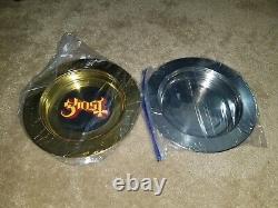 Ghost Offering Plate bundle. 2020 Gold and 2016 VIP silver. Papa Ghost BC Rare