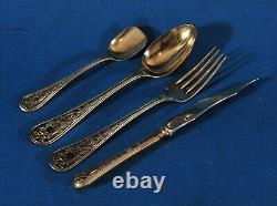 Gold Plated Silver Dinnerware Set in Original Case