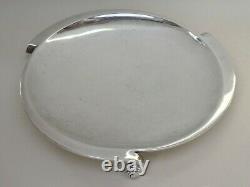 Good English Art Deco Modernist Harrods London Silver Plate Dish Circa 1935