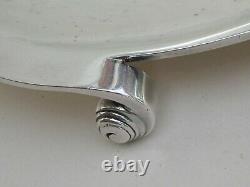 Good English Art Deco Modernist Harrods London Silver Plate Dish Circa 1935