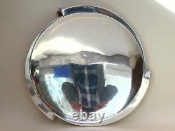 Good English Art Deco Modernist Harrods London Silver Plate Dish Circa 1935