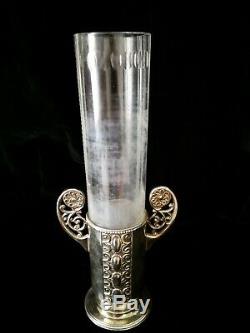 Gorgeous Wmf Art Nouveau, Jugendstil, Secessionist Silver Plated Vase