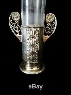 Gorgeous Wmf Art Nouveau, Jugendstil, Secessionist Silver Plated Vase
