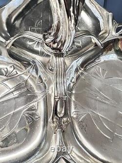 Gorgeous Wmf Geislingin Silver Plated German Figural Centerpiece 1905