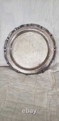 Gorham Original Silver Plate Platter YC 502 Signed Marked 12.5