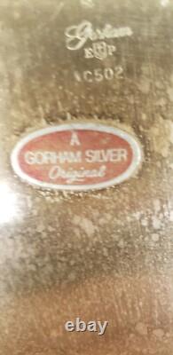 Gorham Original Silver Plate Platter YC 502 Signed Marked 12.5