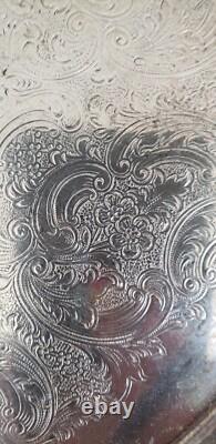 Gorham Original Silver Plate Platter YC 502 Signed Marked 12.5