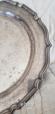 Gorham Original Silver Plate Platter YC 502 Signed Marked 12.5