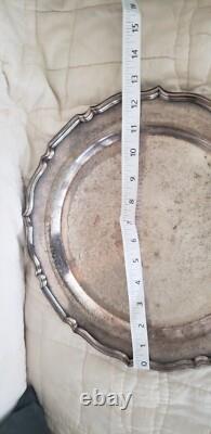 Gorham Original Silver Plate Platter YC 502 Signed Marked 12.5