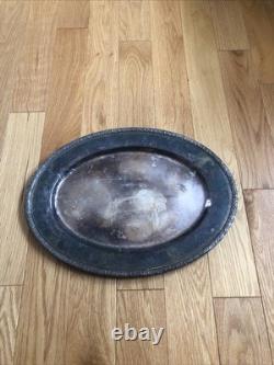 Gorham Vintage Sterling Silver Plate Tray 16 inch Original Made in USA-Rhode Is