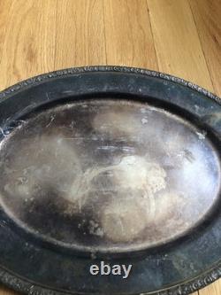 Gorham Vintage Sterling Silver Plate Tray 16 inch Original Made in USA-Rhode Is