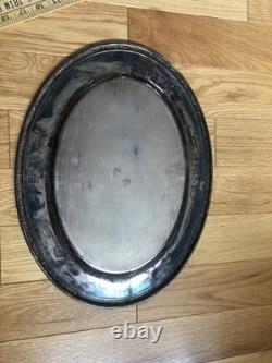 Gorham Vintage Sterling Silver Plate Tray 16 inch Original Made in USA-Rhode Is