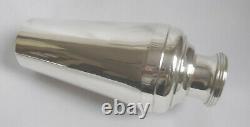 Great huge French ART DECO Cocktail Shaker silverplated in the line Luc Lanel
