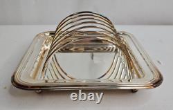 Greggio Silver Plated Toast Rack Small Dish