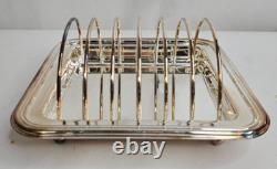 Greggio Silver Plated Toast Rack Small Dish