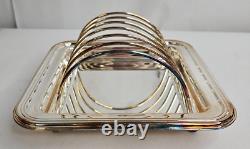 Greggio Silver Plated Toast Rack Small Dish