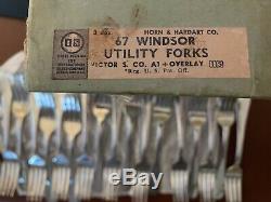 HORN and HARDART AUTOMAT FORKS 20 silver plate in box NOS MAKE ME ANy OFFER