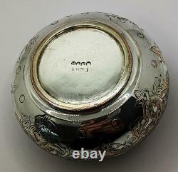 HUKIN & HEATH ISLAMIC SILVER PLATE BOWL c1870 CHRISTOPHER DRESSER CONNECTION