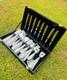Handmade Premium Sterling Silver Luxury Cutlery Set for 8 Persons 44pcs with Box