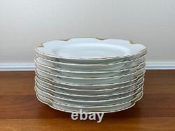 Haviland Limoges Silver Anniversary 7 ½ Salad Plate Set of 10 EUC