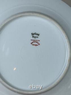 Haviland Limoges Silver Anniversary 7 ½ Salad Plate Set of 10 EUC