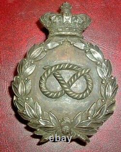 Helmet Plates-original Qvc Silver Officers Staffordshire Rifle Vols Cross Plate