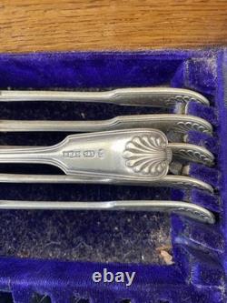 Henry Hobson & Sons Antique Silver Cutlery Set In Original Box