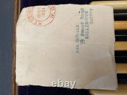 Henry Hobson & Sons Antique Silver Cutlery Set In Original Box