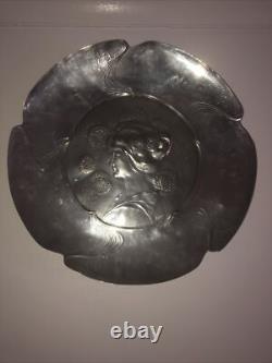 Hermann Gradl pewter Silvered Large Plate Dish