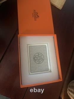 Hermès Mosaique Au 24 Change Tray Silver Brand New Boxed Read Desc