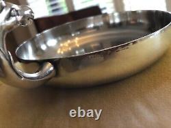 Hermes Paris Horses Head Pin Tray & Grand Marnier Invitation & 4 glasses