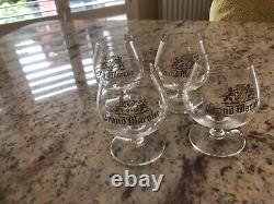 Hermes Paris Horses Head Pin Tray & Grand Marnier Invitation & 4 glasses