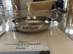 Hermes Paris Horses Head Pin Tray & Grand Marnier Invitation & 4 glasses