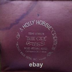 Holly Hobbie Sterling Silver Collector Plate In Original Box Worldwide Arts