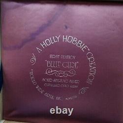 Holly Hobbie Sterling Silver Collector Plate In Original Box Worldwide Arts