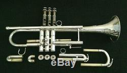 Holton ST 550 MF Silver Plated Step-Up Trumpet with Original Holton Case