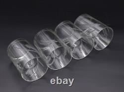 Hommet Four Supports + Russian Tea Glasses Silver Plated Crystal