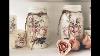How To Decoupage Mason Jars Rustic Cottage Co