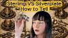 How To Tell Sterling Silver From Silverplate Thrifter S Guide