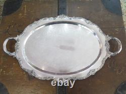 Huge Reed & Barton'Tara Hall Silverplate Serving Tray