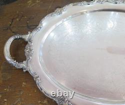 Huge Reed & Barton'Tara Hall Silverplate Serving Tray
