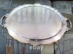 Huge Reed & Barton'Tara Hall Silverplate Serving Tray