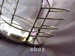 Impressive Art Deco Toast Rack 6 Slices Silver Plated EPNS