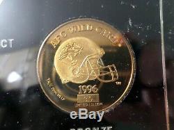 Jacksonville Jaguars NFL Proof 3 Coins Set, 999 Silver, Gold Plate AFC Wild Card