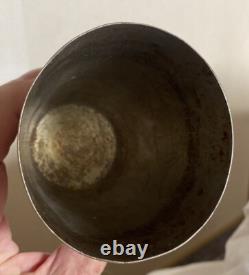 Jama Masjid Deli mosque Antique Silver Plated Brass Engraved Mughal Lassi Jahan